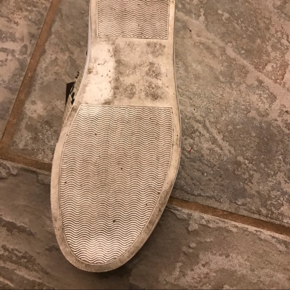 Snakeskin pattern love and legend mule sneakers. - Picture 4 of 5
